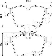 Klocki hamulcowe JAPKO 510313
