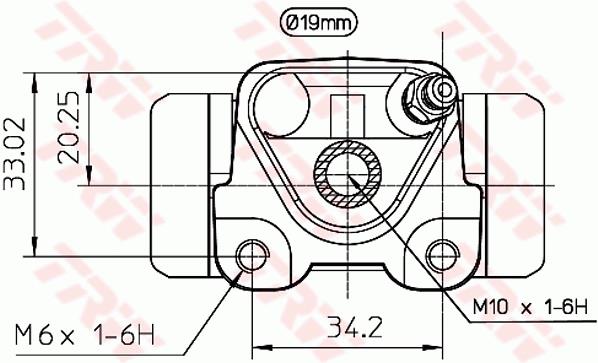 Cylinderek TRW BWD271