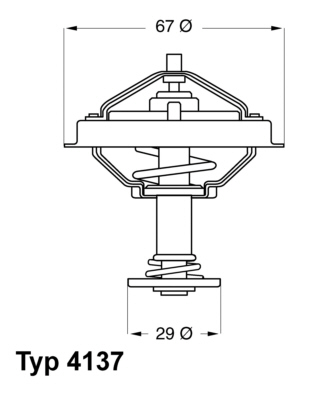 Termostat WAHLER 4137.80D