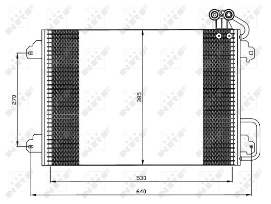 Skraplacz klimatyzacji NRF 35340