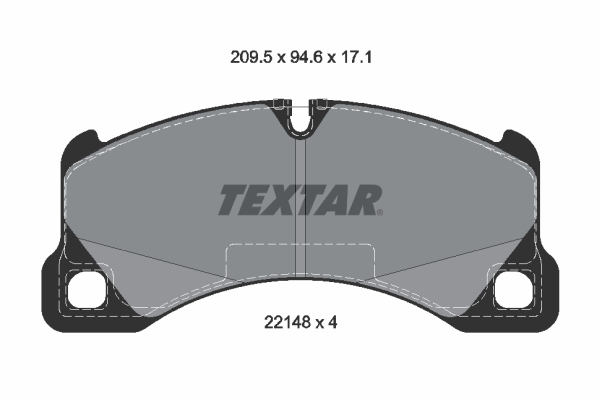 Klocki hamulcowe TEXTAR 2214801