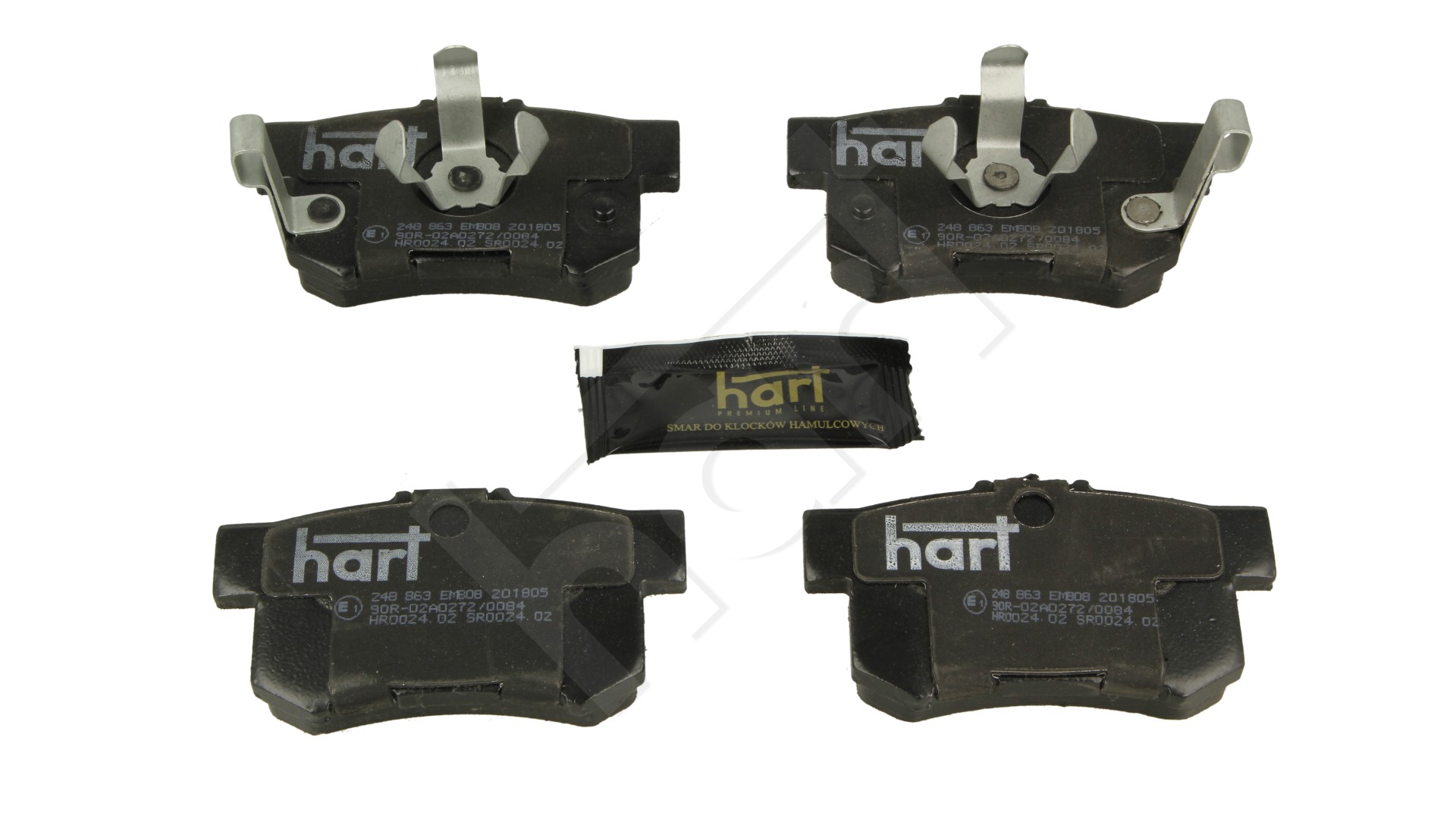 Klocki hamulcowe HART 248 863