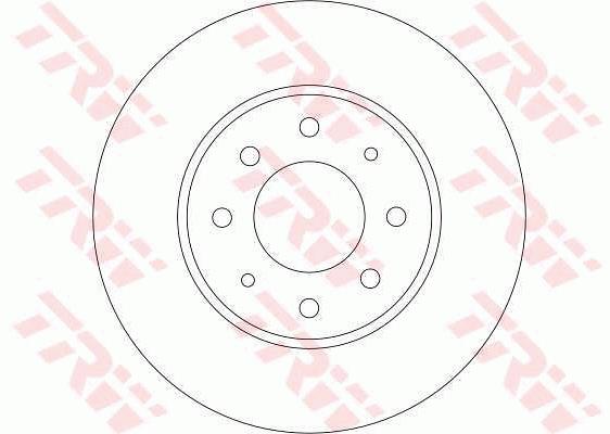 Tarcza hamulcowa TRW DF4345