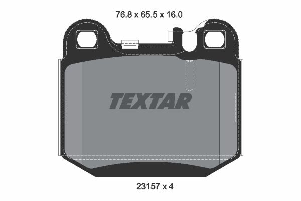 Klocki hamulcowe TEXTAR 2315702