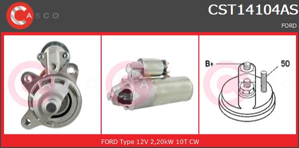 Rozrusznik CASCO CST14104AS