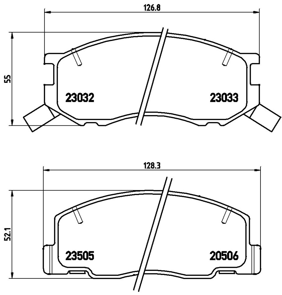 Klocki hamulcowe BREMBO P 83 093