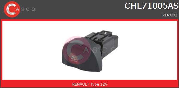 Włącznik świateł awaryjnych CASCO CHL71005AS
