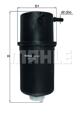 Filtr paliwa KNECHT KL 787