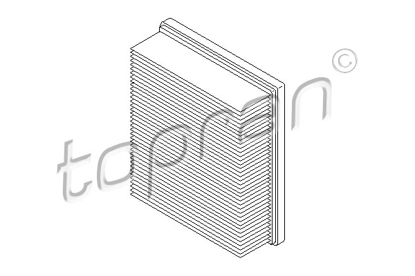 Filtr powietrza TOPRAN 720 972