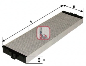 Filtr kabinowy SOFIMA S 4157 CA