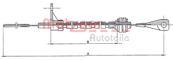 Linka gazu METZGER 11.065
