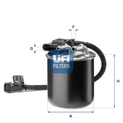 Filtr paliwa UFI 24.193.00