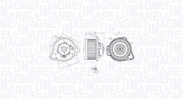 Wentylator wewnętrzny MAGNETI MARELLI 069412772010