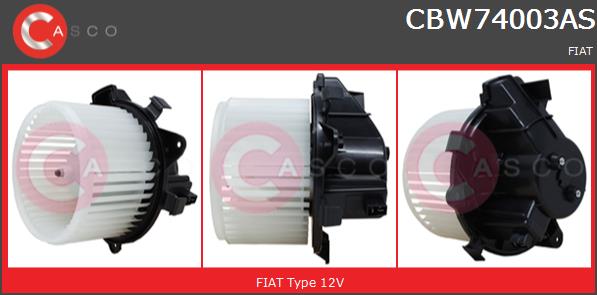 Wentylator wnętrza CASCO CBW74003AS
