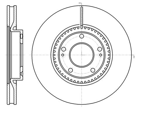 Tarcza hamulcowa REMSA 61217.10