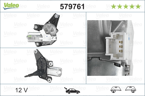 Silnik wycieraczek VALEO 579761