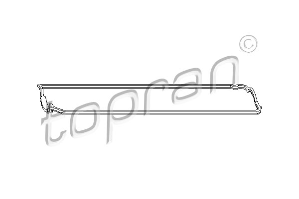 Uszczelka pokrywy zaworów TOPRAN 301 866