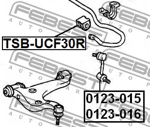 Guma stabilizatora FEBEST TSB-UCF30R