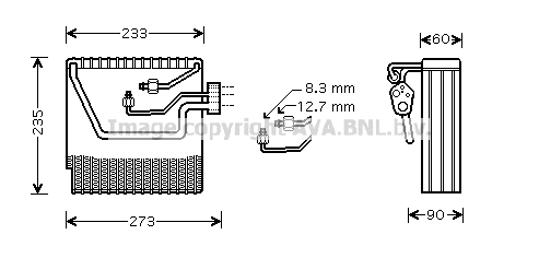 Parownik klimatyzacji AVA QUALITY COOLING VOV111