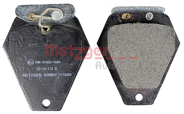 Klocki hamulcowe METZGER 1170280