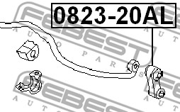 Łącznik stabilizatora FEBEST 0823-20AL