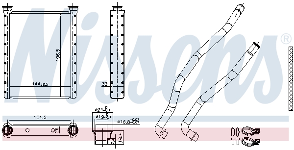 Nagrzewnica NISSENS 707198