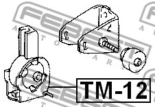 Poduszka silnika FEBEST TM-12