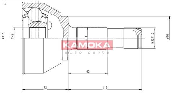 Przegub KAMOKA 6556