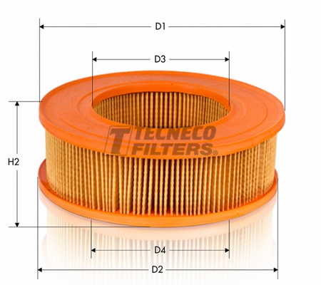 Filtr powietrza TECNECO FILTERS AR253