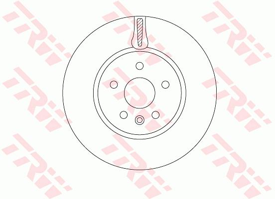 Tarcza hamulcowa TRW DF6820