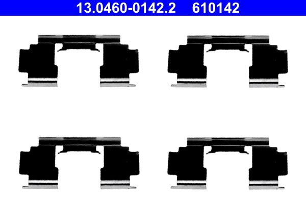 Zestaw akcesoriów montażowych  klocków hamulcowych ATE 13.0460-0142.2