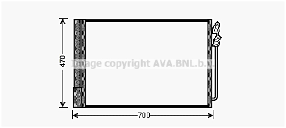 Skraplacz klimatyzacji AVA QUALITY COOLING BWA5370D