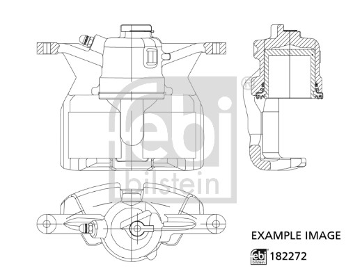 Zacisk hamulca FEBI BILSTEIN 182272