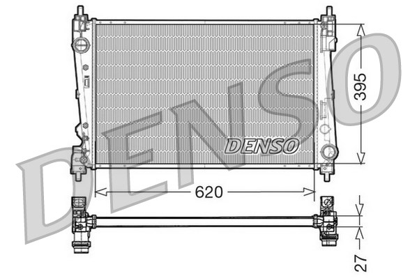 Chłodnica DENSO DRM13015