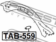 Tuleja wahacza FEBEST TAB-559