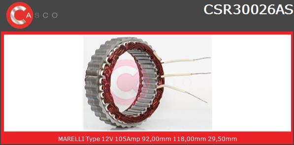 Stojan alternatora CASCO CSR30026AS