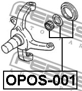 Zestaw naprawczy mechanizmu kierowniczego FEBEST OPOS-001