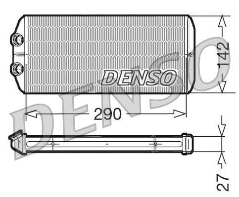 Nagrzewnica DENSO DRR07005