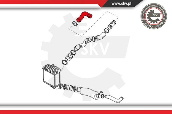 Przewód powietrza doładowującego ESEN SKV 24SKV165