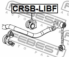 Guma stabilizatora FEBEST CRSB-LIBF