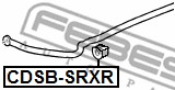 Guma stabilizatora FEBEST CDSB-SRXR