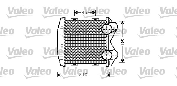 Chłodnica powietrza intercooler VALEO 817931