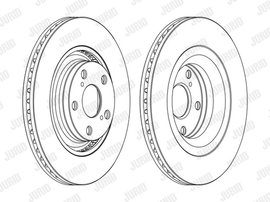 Tarcza hamulcowa JURID 562726JC-1