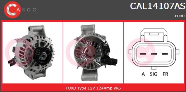 Alternator CASCO CAL14107AS