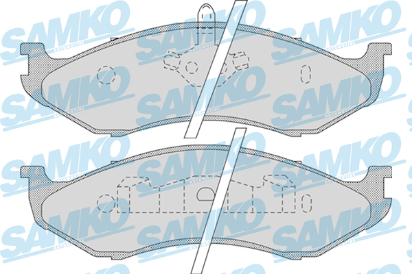 Klocki hamulcowe SAMKO 5SP896