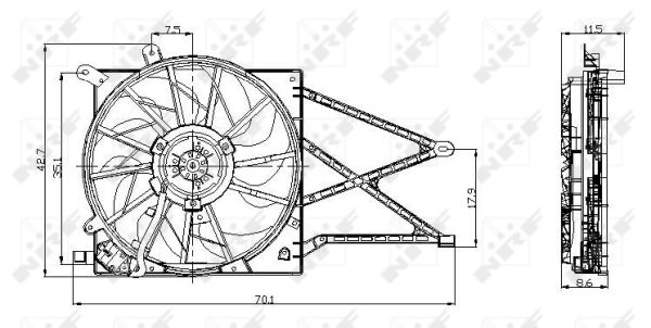 Wentylator NRF 47015