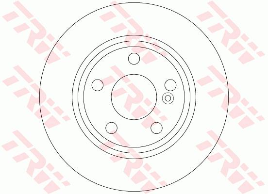Tarcza hamulcowa TRW DF6376
