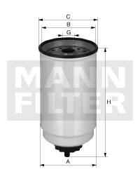 Filtr paliwa MANN-FILTER WK 965/4 x