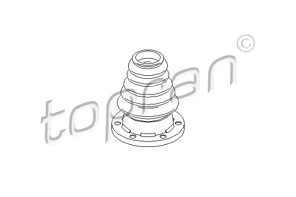 Osłona przegubu TOPRAN 102 777