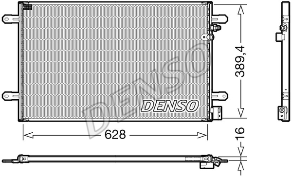 Skraplacz klimatyzacji DENSO DCN02037